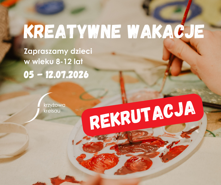 Kreatywne wakacje dla dzieci (8–12 lat) w Krzyżowej! 